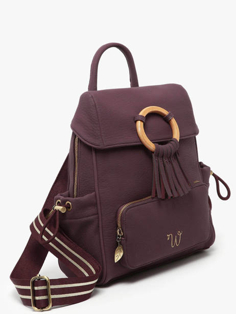 Rugzak Camomille Woomen Violet camomille WCAO02 ander zicht 2